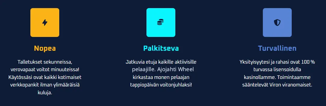 ajojahti casino advantages